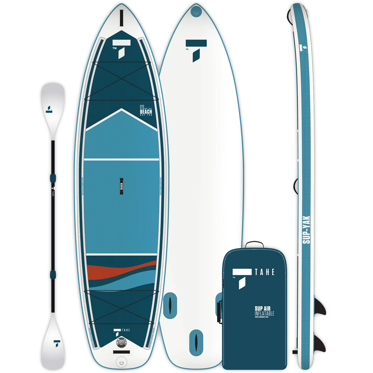 Tahe Sup-Yak Air 11'6" Beach Package