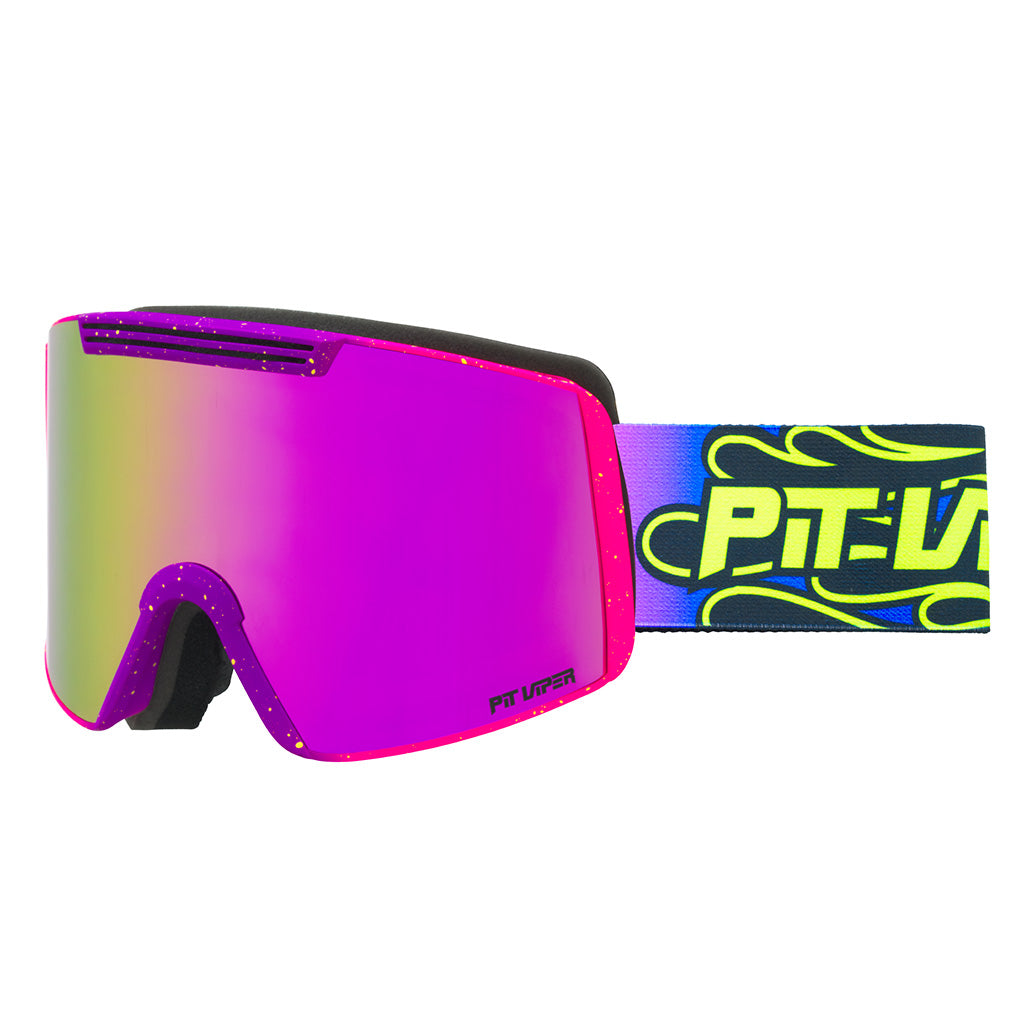 Pink / Large | side_view.JPG | The 93 Combustion Backslap Ski & Snowboard Goggle from Pit Viper
