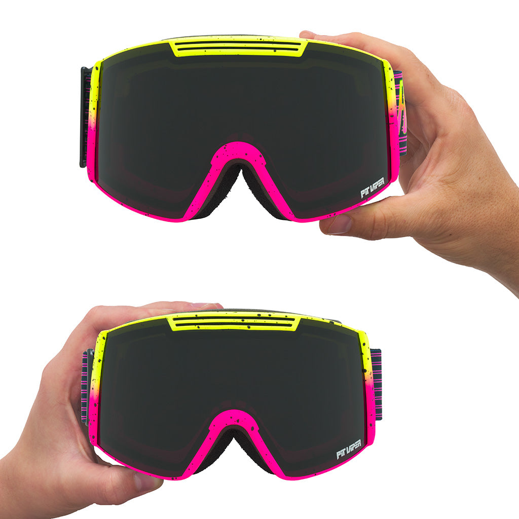 Smoke / Large | large_&_small.JPG | The Formula Backslap Ski & Snowboard Goggle from Pit Viper