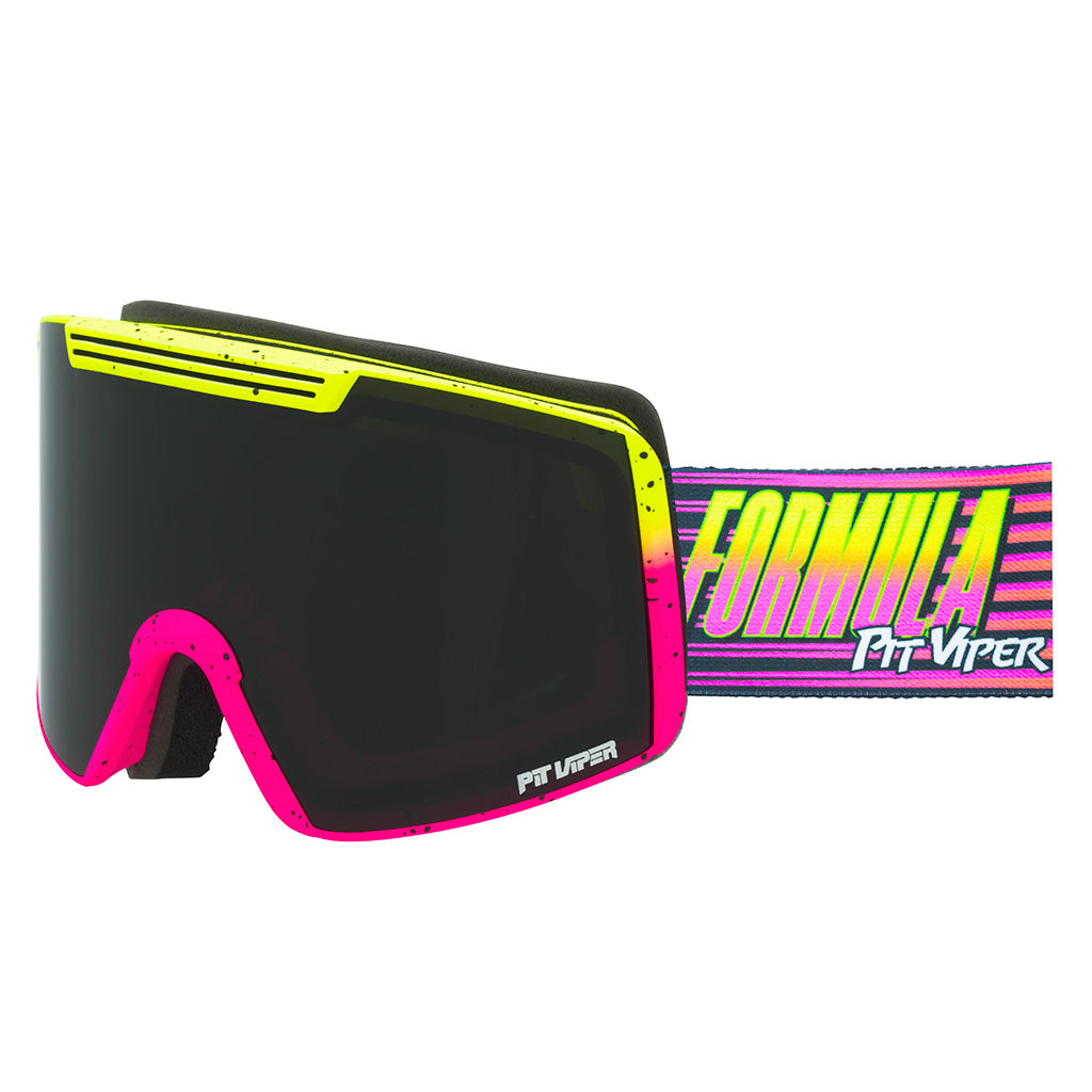 Smoke / Small | side_view.JPG | The Formula Backslap Ski & Snowboard Goggle from Pit Viper