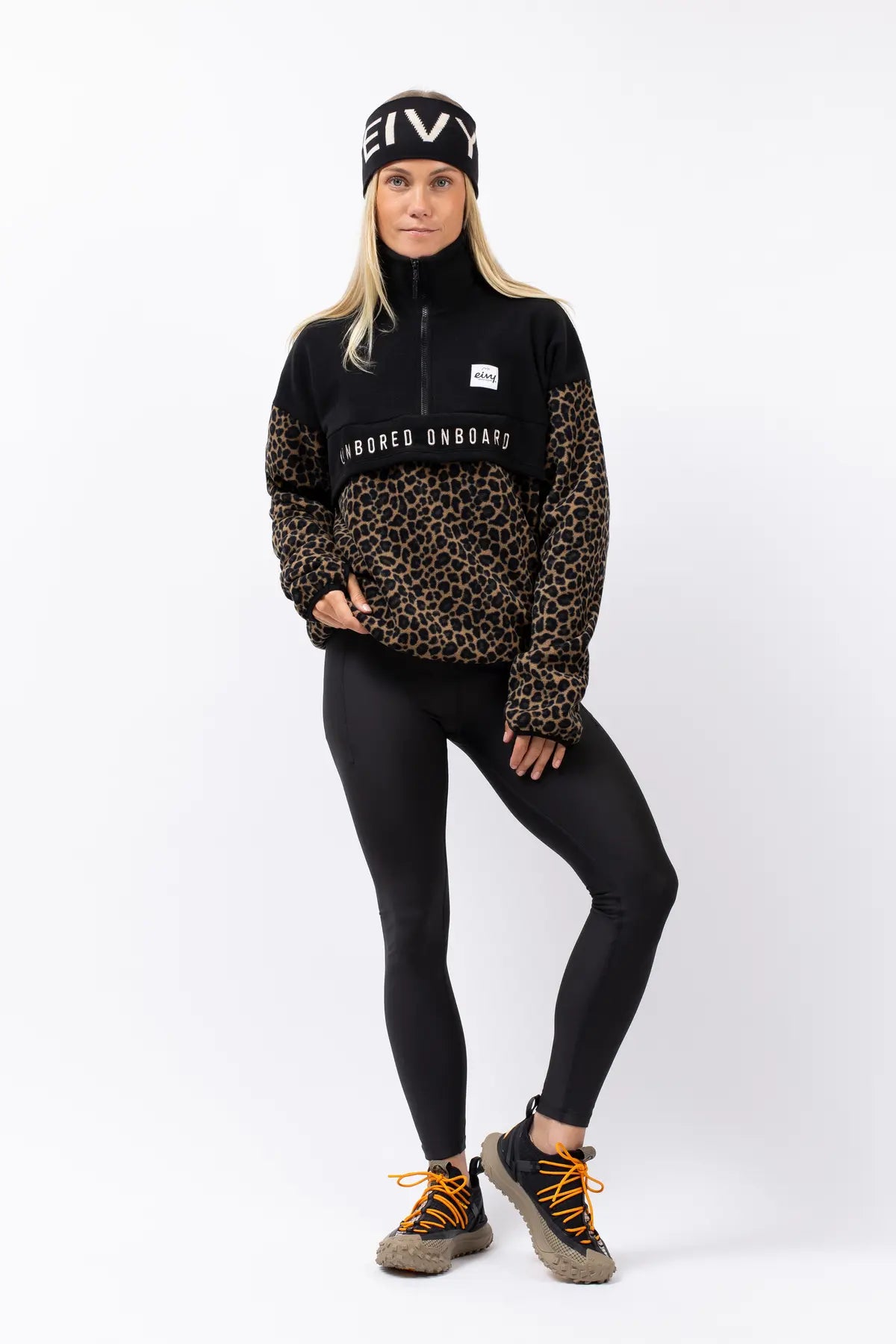 Ball Fleece Black Leopard