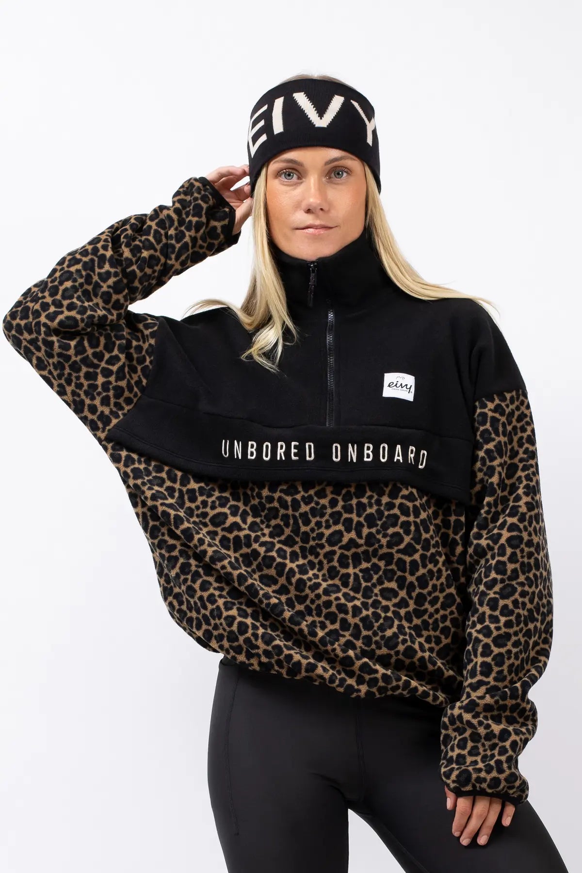 Ball Fleece Black Leopard