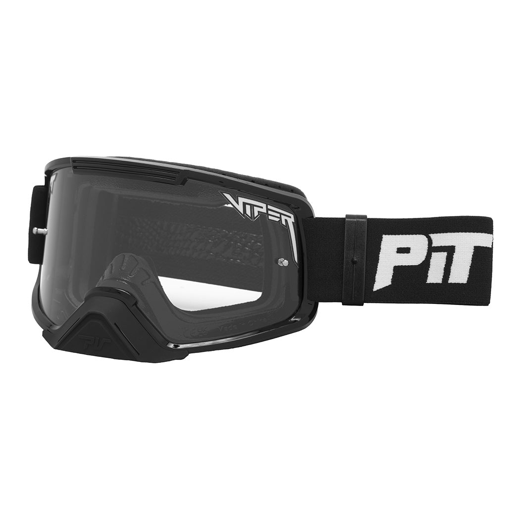 Clear / Large | side_view.JPG | The Exec Brapstrap Moto Goggle from Pit Viper