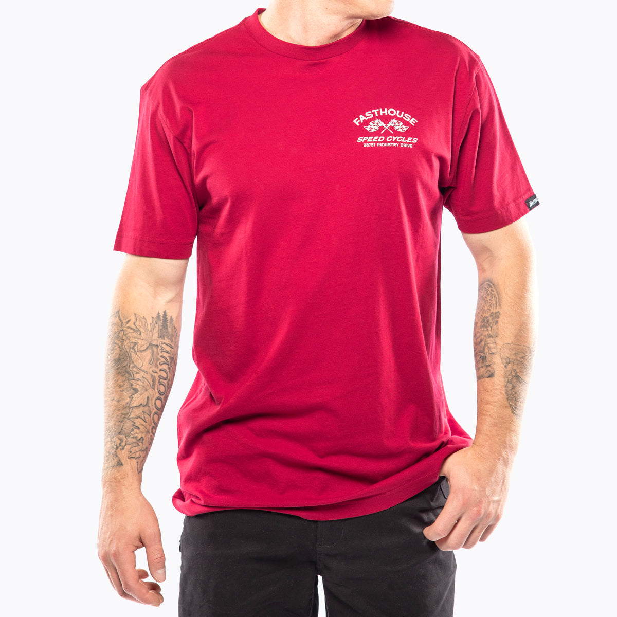 Crown Tee - Cardinal