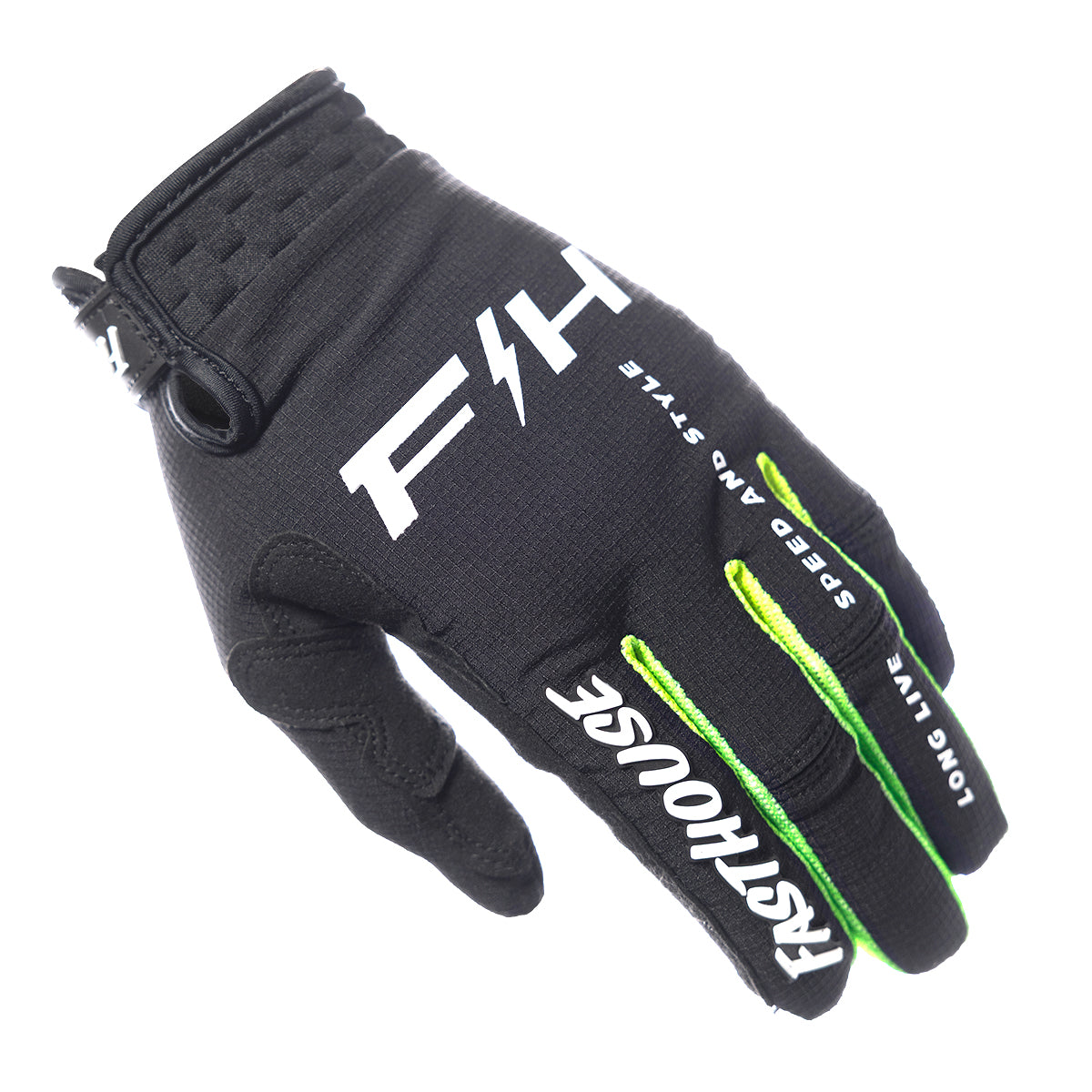 Elrod Nitro Glove - Black Neon