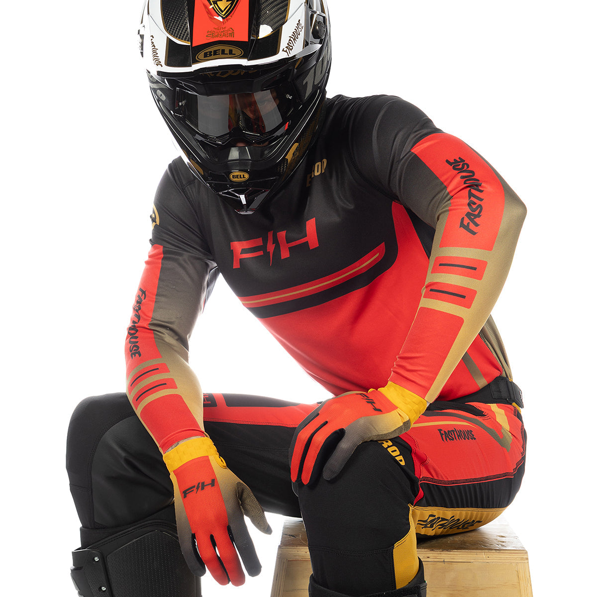Elrod React Jersey - Racing Red/Black