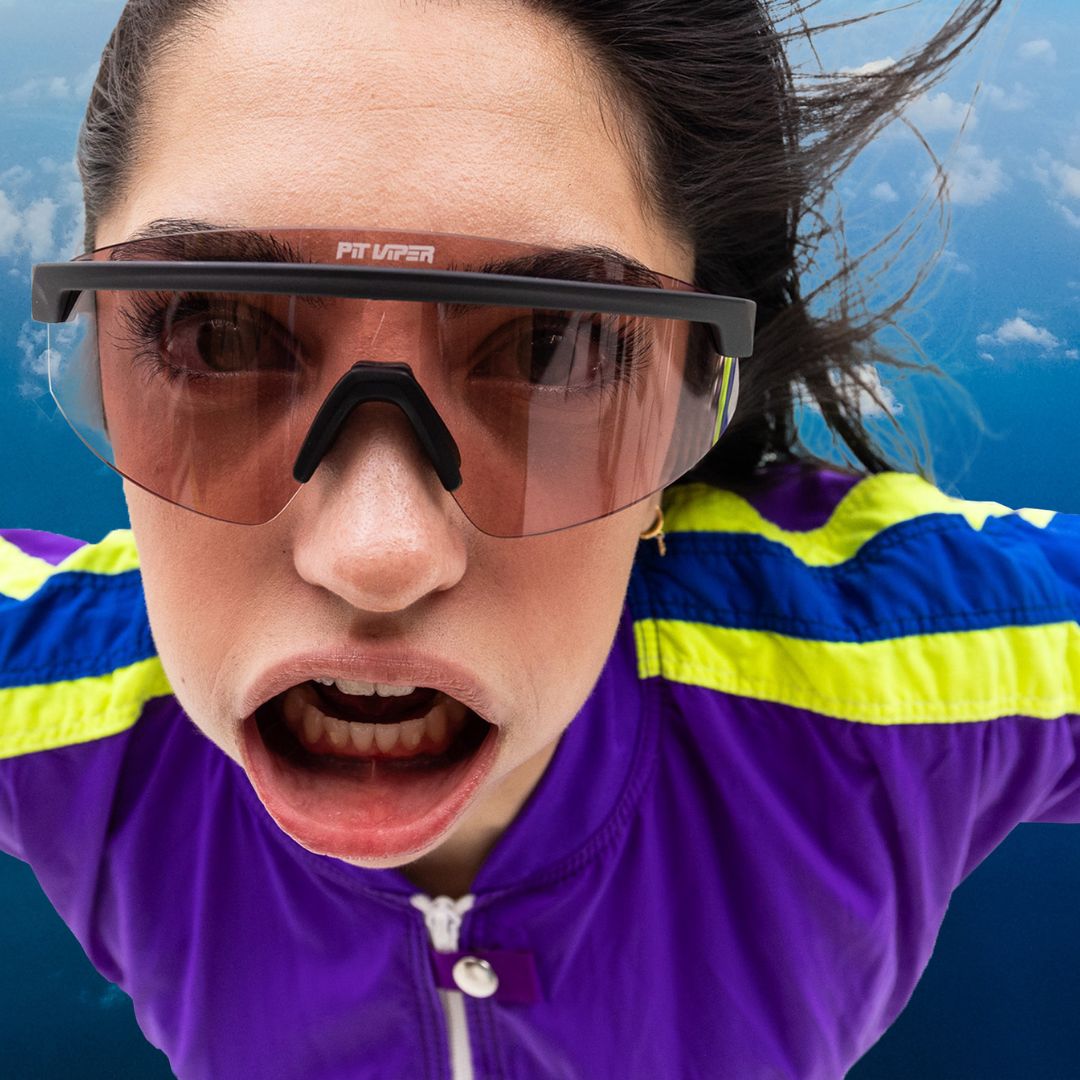 / Photochromic Rose | The Exec Skysurfer with a Photochromic Rose lens from Pit Viper Sunglasses