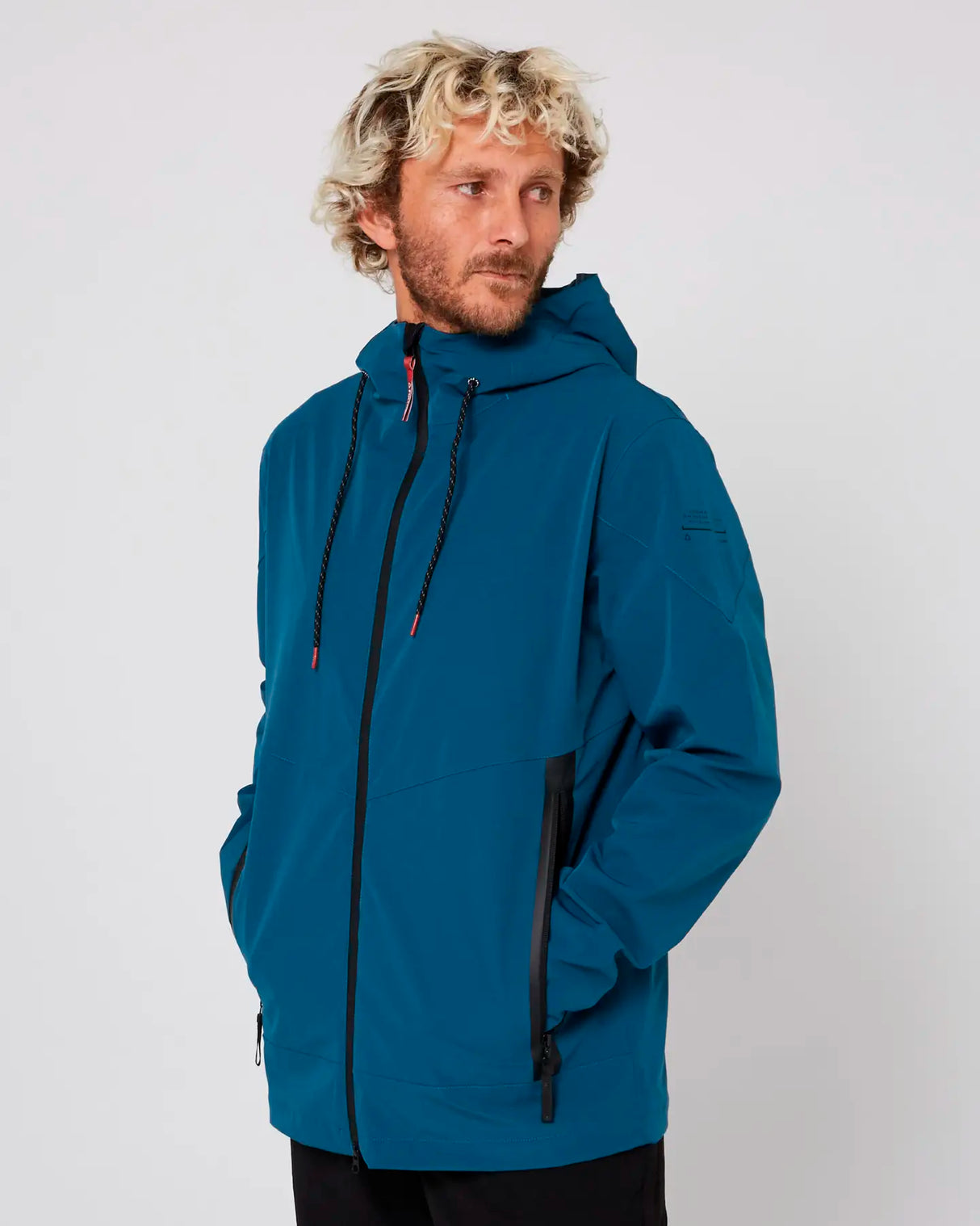 Follow Outer Spray Zip-Through Jacket - Slate Font