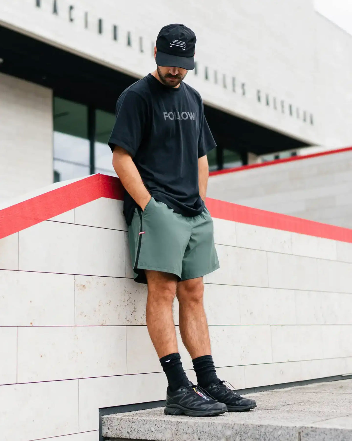 Follow Tech Shorts - Olive