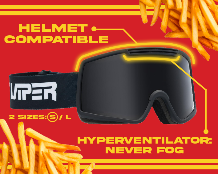 Small / Smoke | The Son of Peach French Fry Goggles from Pit Viper Sunglasses