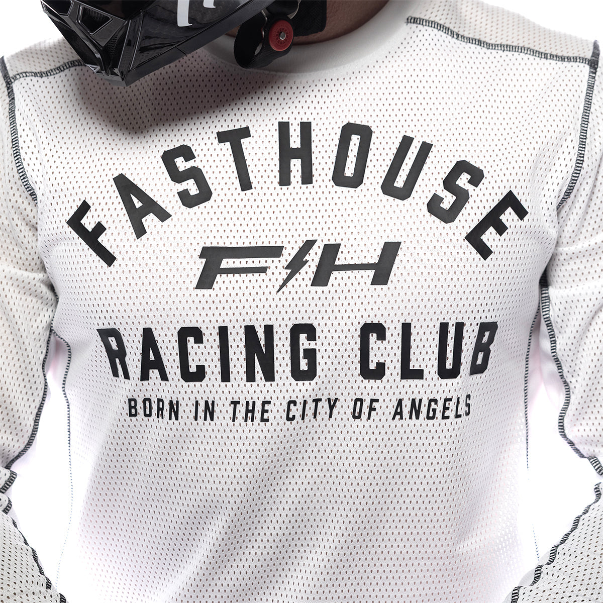 Grindhouse Air-Cooled Club Jersey - White/Cloud