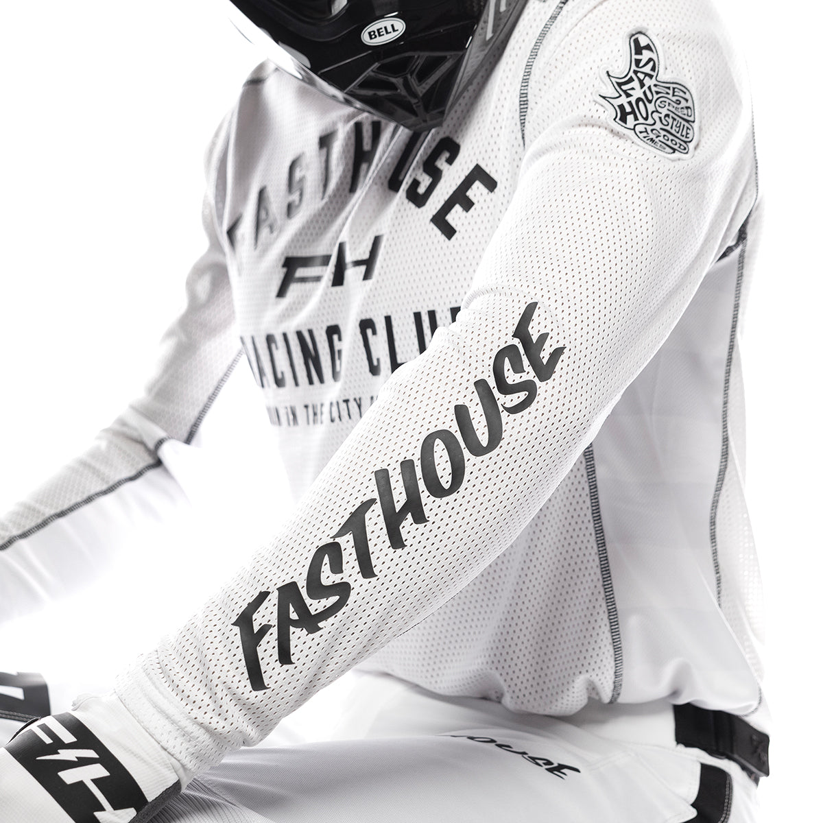 Grindhouse Air-Cooled Club Jersey - White/Cloud