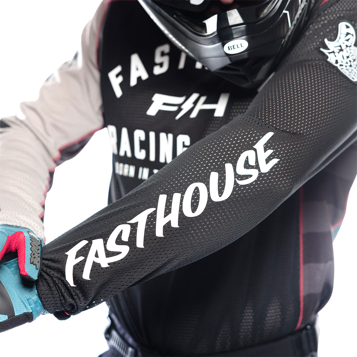 Grindhouse Air-Cooled Club Jersey - Black/Teal