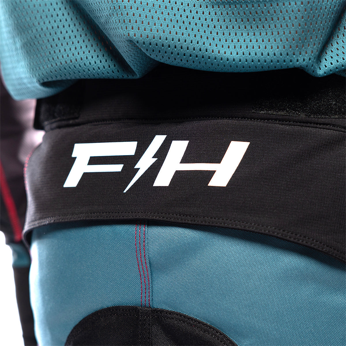 Grindhouse Club Pant - Light Gray/Black/Teal