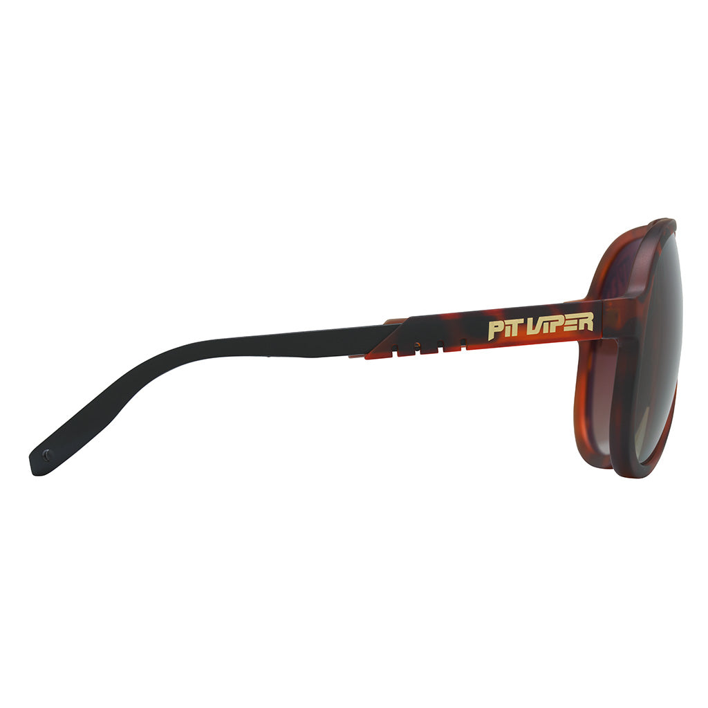 / Polarized Brown Fade | to_organize_image_files.JPG | The Landlocked Jethawk, aviator style sunglasses with a polarized fade lens from Pit Viper