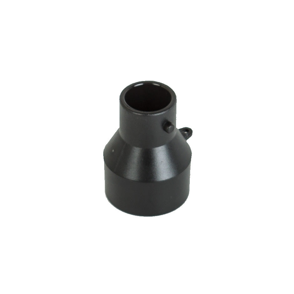 O'Brien Lightning Valve Pump Attachment, a black plastic adapter designed for use with Lightning Valve inflatables.