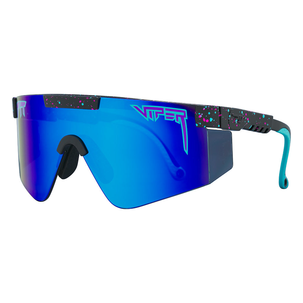 Wide / Z87+ Blue | he_said.JPG | The Midnight Original Wide Z87+, shield style sunglasses from Pit Viper, safety rated sunglasses from Pit Viper