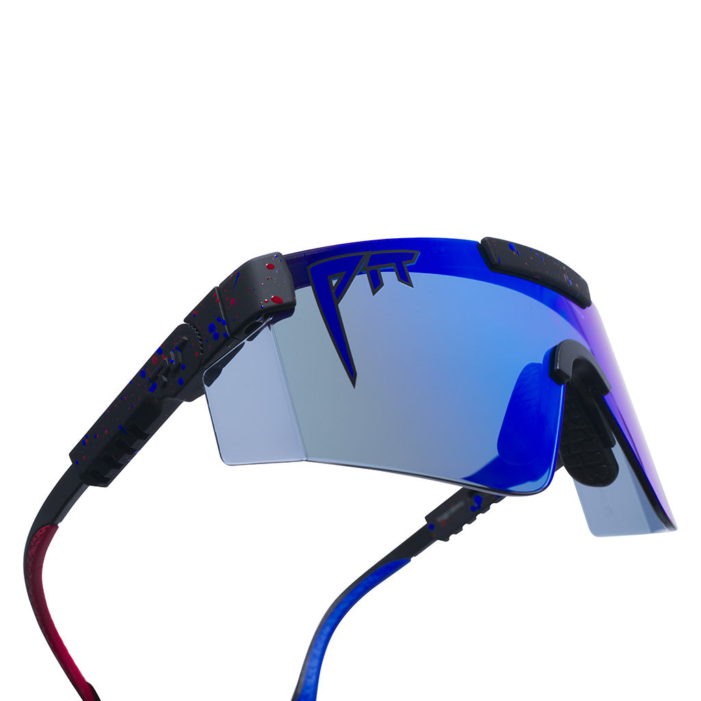 Wide / Z87+ Blue | blahblahblah.JPG | The Peacekeeper Original Wide, shield style sunglasses from Pit Viper, safety rated sunglasses from Pit Viper