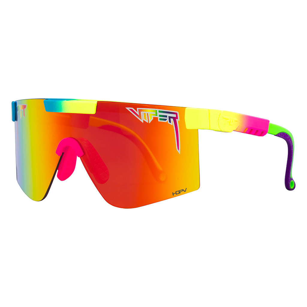 Wide / HDPV Polarized Rainbow | blahblahblah.JPG | The Pride Original Wide, shield style sunglasses from Pit Viper, polarized sunglasses from Pit Viper