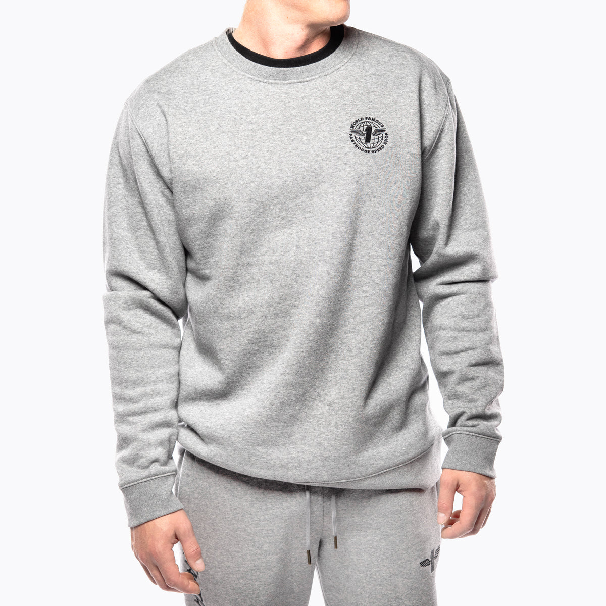 Renown Crew Neck Pullover - Heather Gray