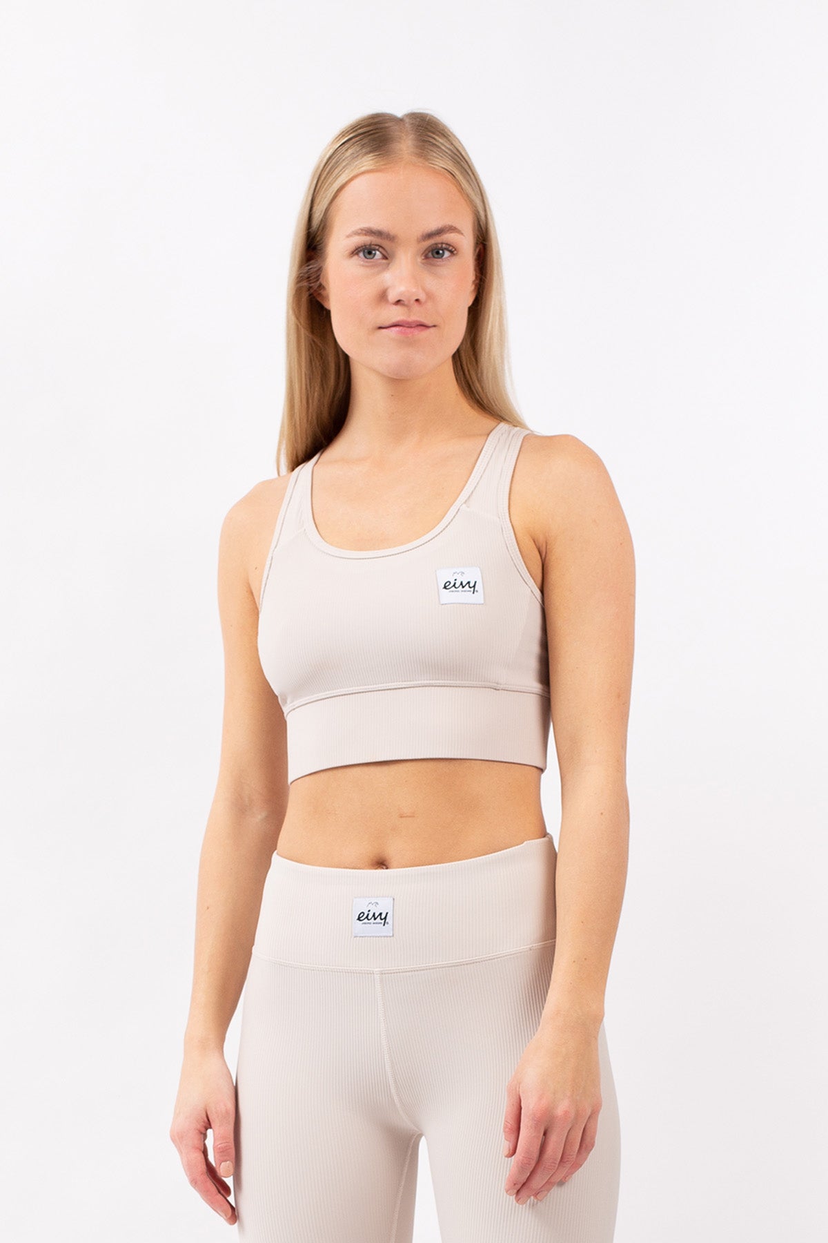 Eivy Rib Sports Bra Faded Cloud