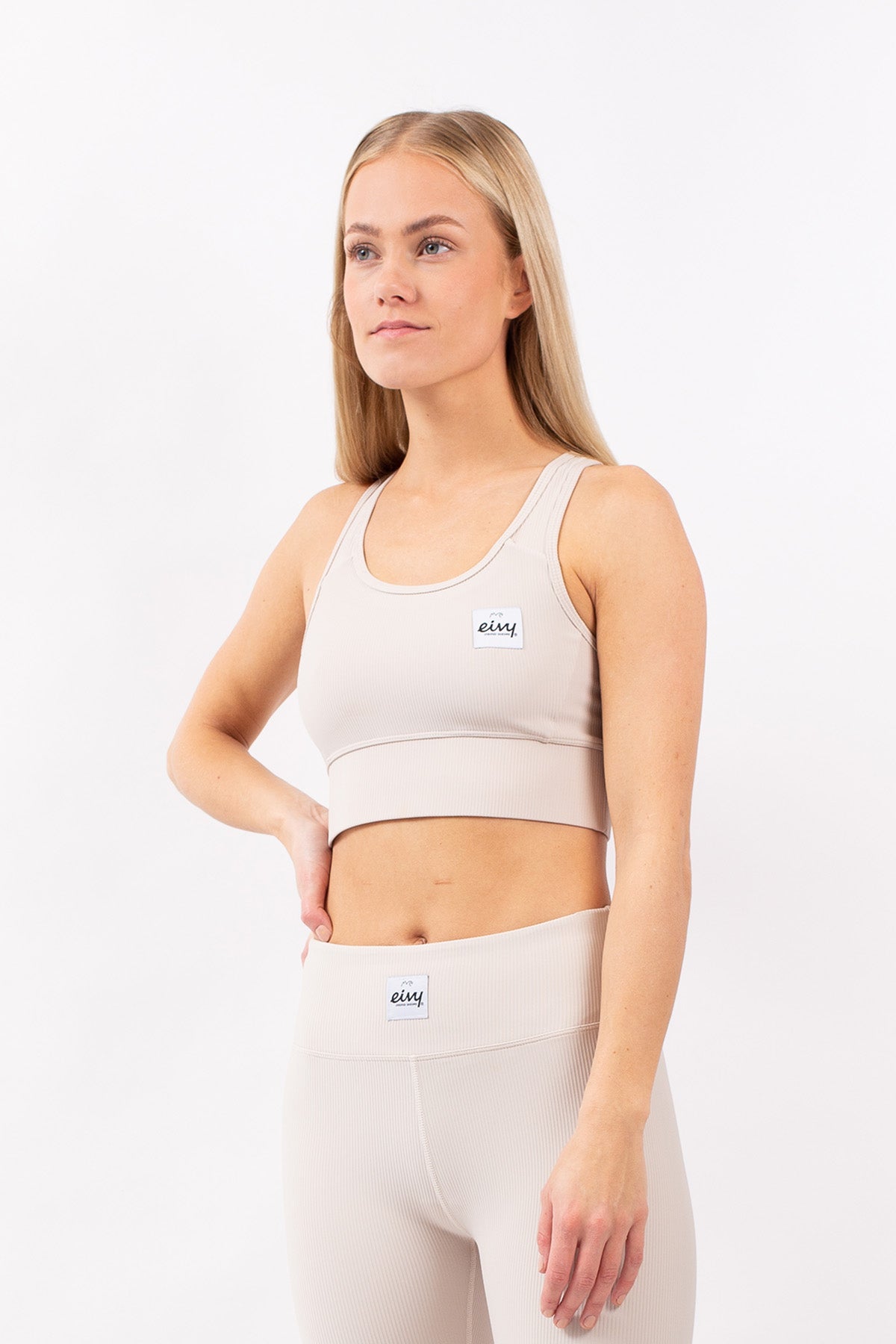 Eivy Rib Sports Bra Faded Cloud