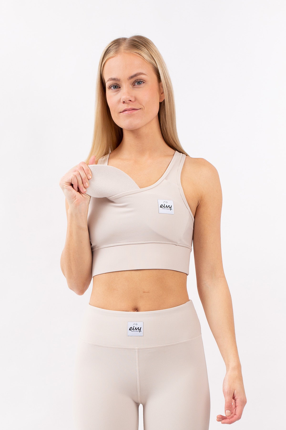 Eivy Rib Sports Bra Faded Cloud