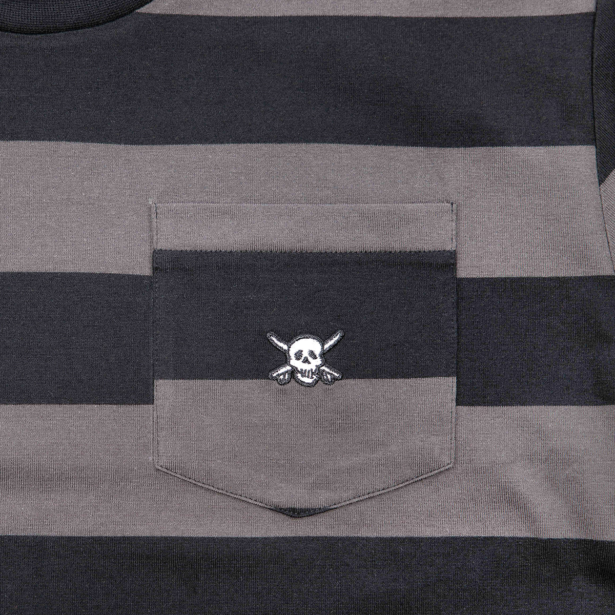 Rufus Yarn Dye Tee - Black