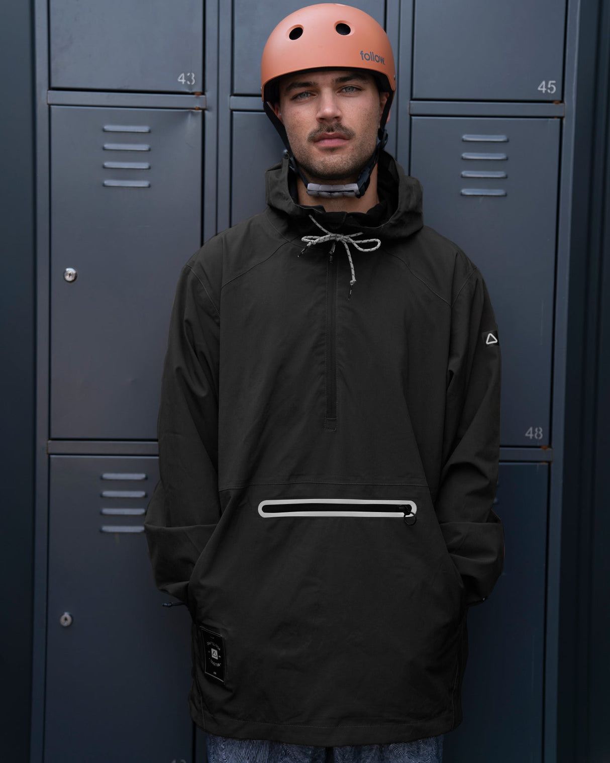 Follow Layer 3.11 Spray Anorak - Black