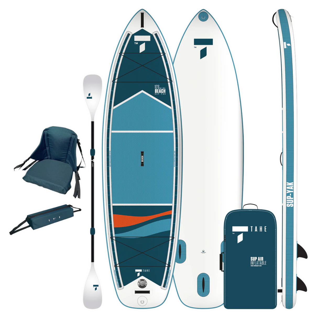 Tahe Sup-Yak Air 10'6" Beach Package