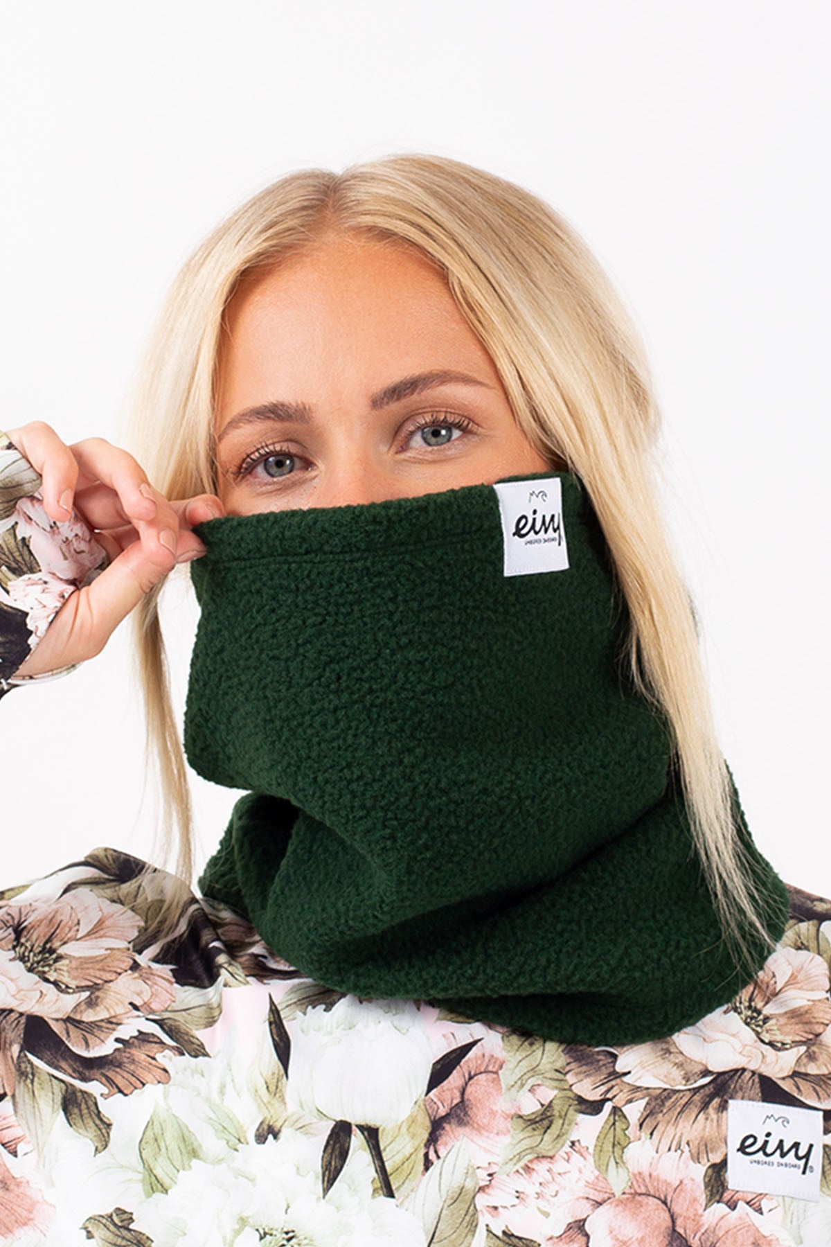 Eivy Tubular Neckwarmer Forest Green
