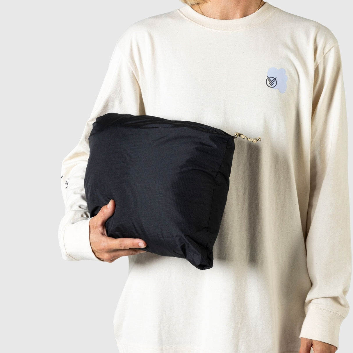 VOITED 3rd Edition Outdoor Poncho for Surfing, Camping, Vanlife & Wild Swimming - Black