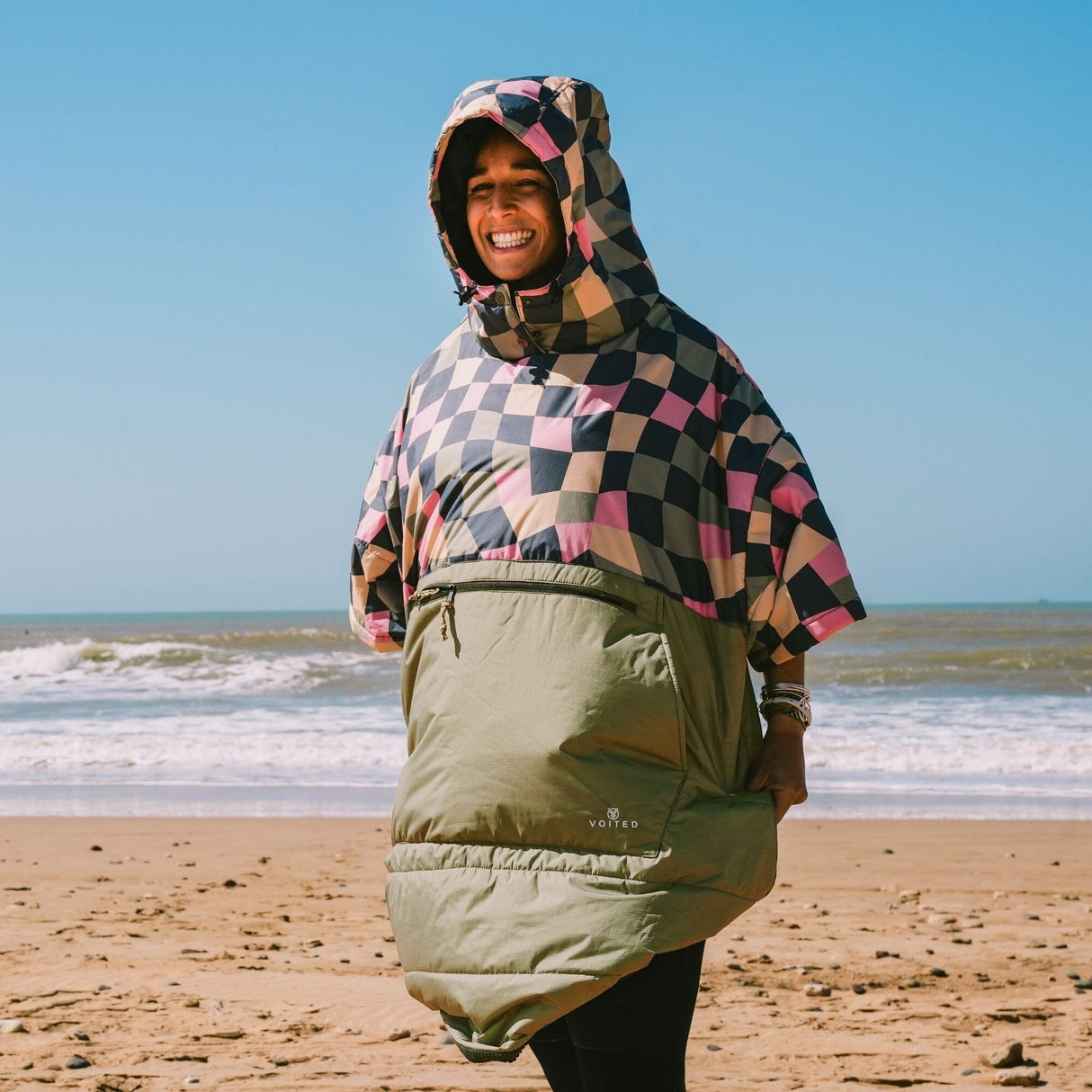 VOITED 3rd Edition Outdoor Poncho for Surfing, Camping, Vanlife & Wild Swimming - Wavecheck
