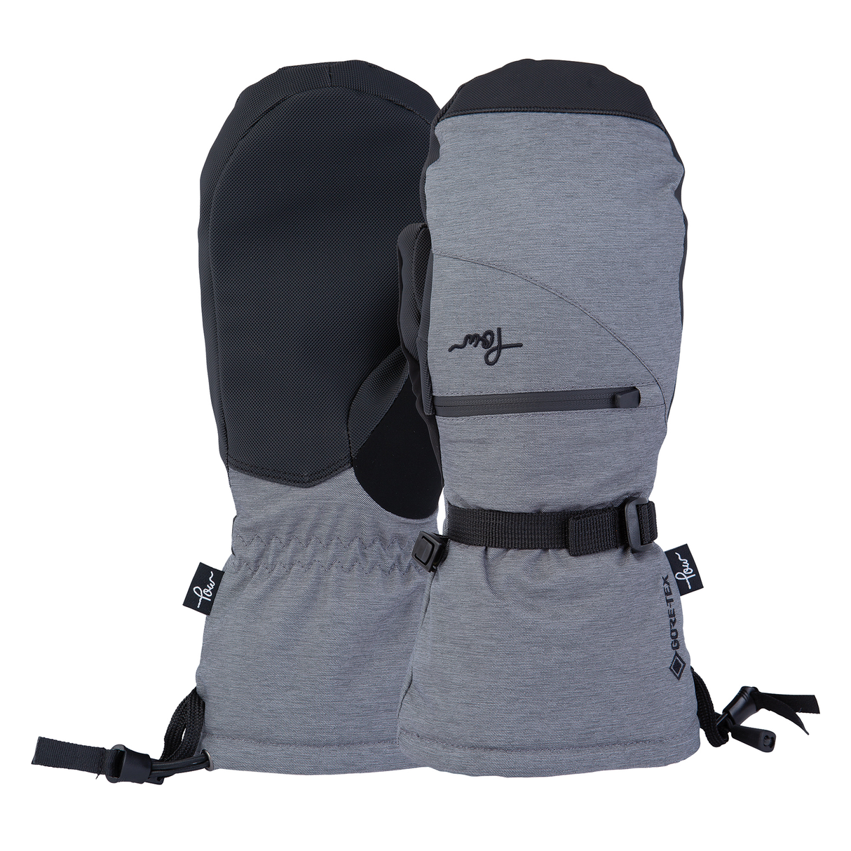 Pow Cascadia GTX Long Mitt - Grey