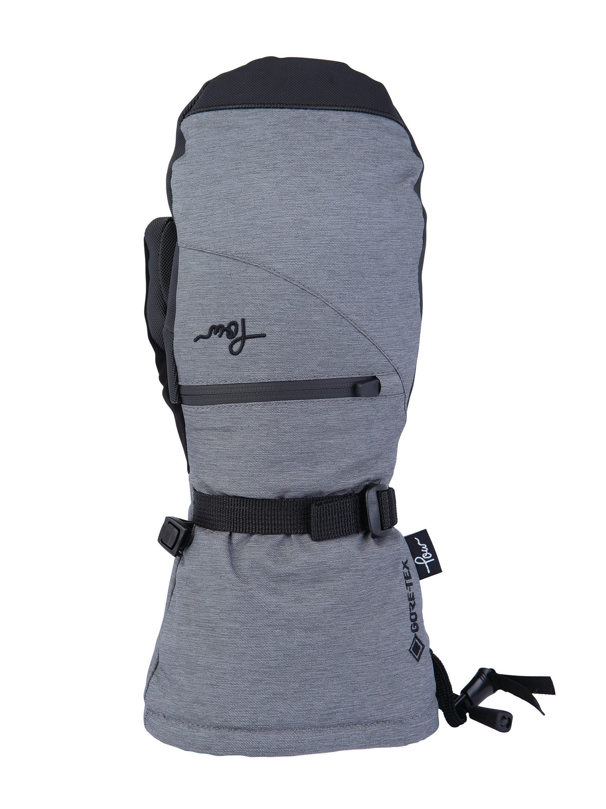 Pow Cascadia GTX Long Mitt - Grey