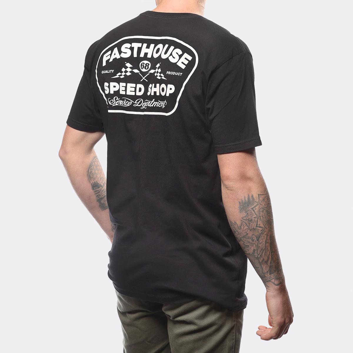 Wedged Tee - Black