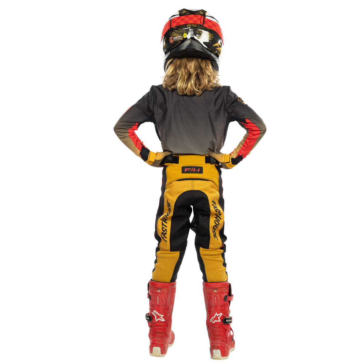 Elrod React Youth Jersey - Racing Red/Black
