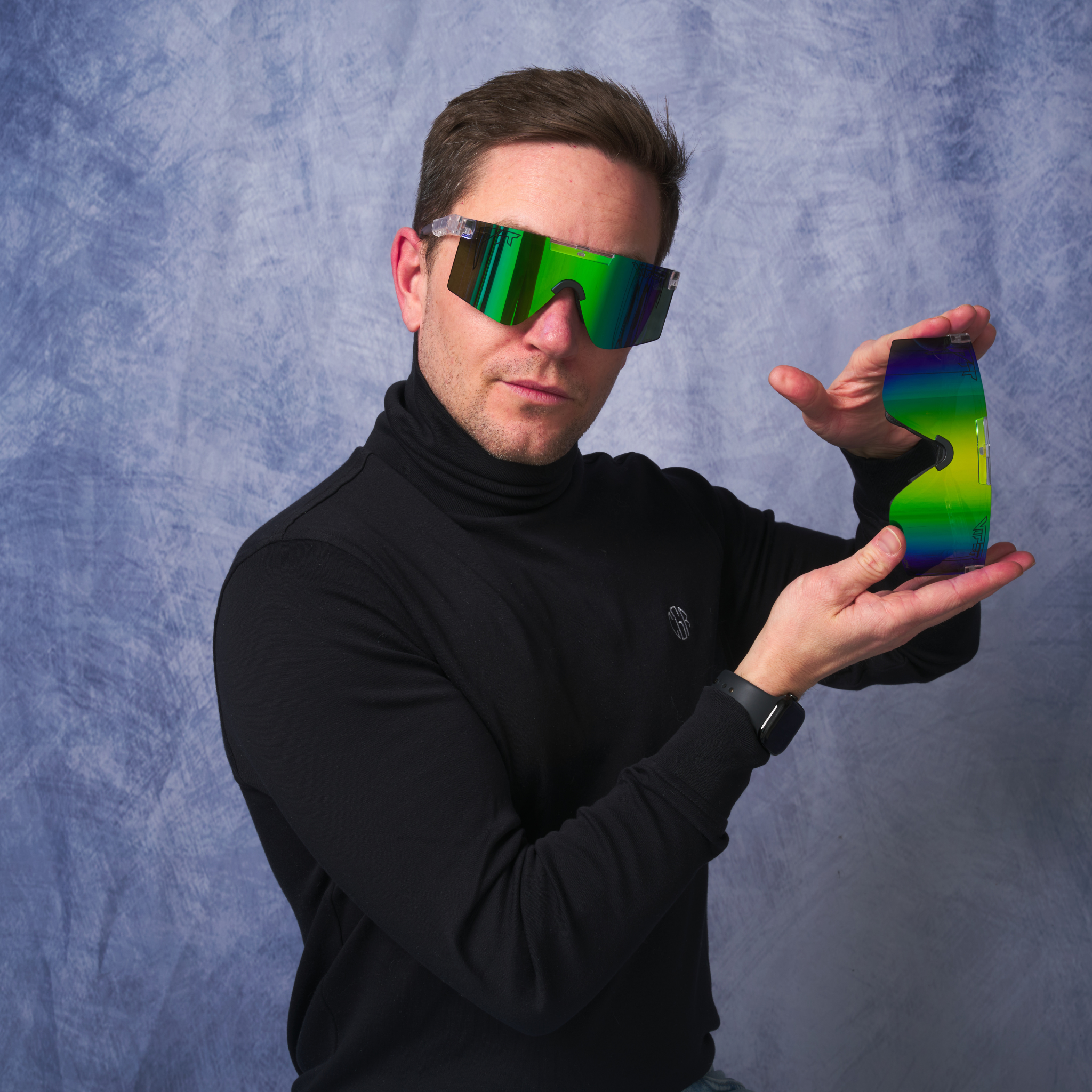 Regular / HDPV Polarized Blue-Green | organizing.JPG | The Bio Clear Original 2.0, polarized sunglasses from Pit Viper