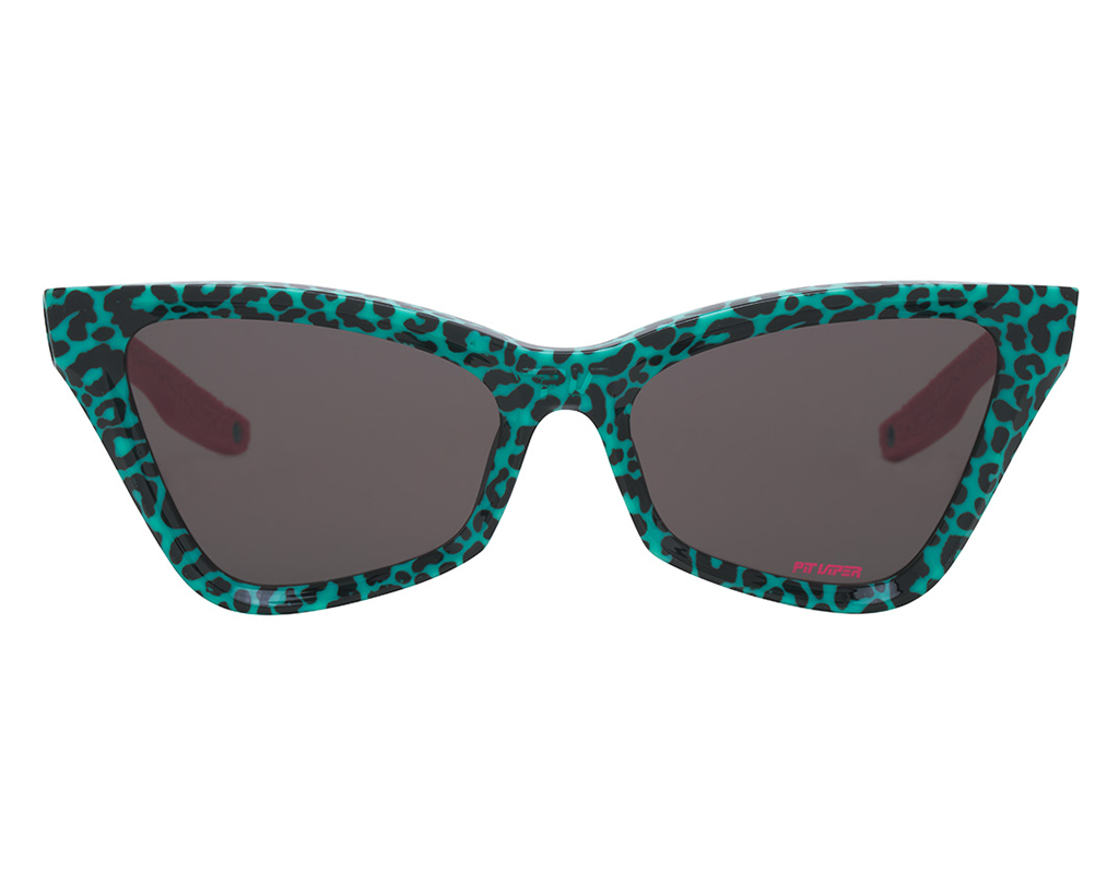 Smoke | guess_what.JPG | The Marissa's Nails Clawdia from Pit Viper, cat eye sunglasses with teal leopard print