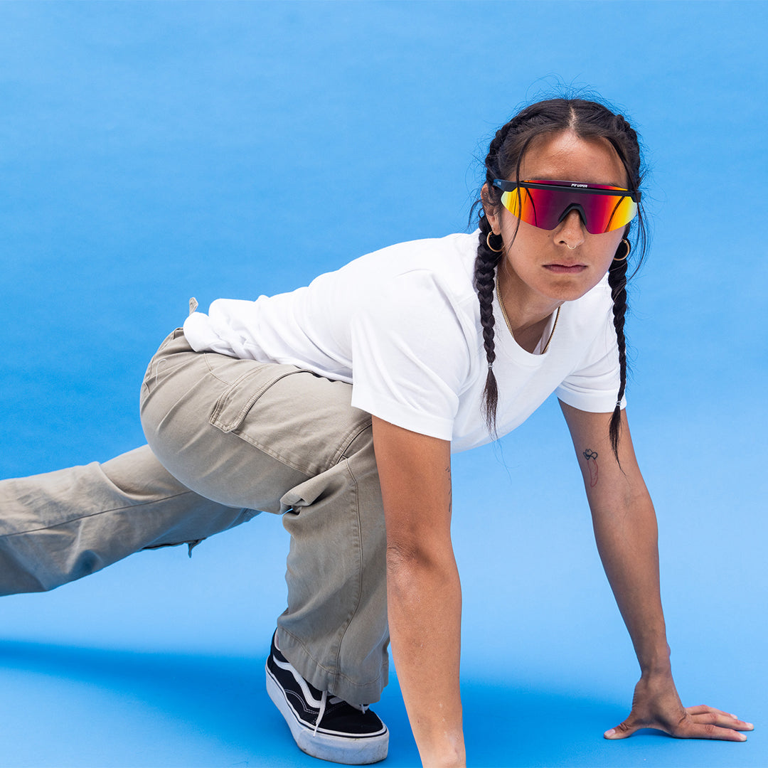 / Polarized Rainbow | AHHHHHHHHHHH.JPG | The Exec Skysurfer with a Polarized Rainbow lens from Pit Viper Sunglasses