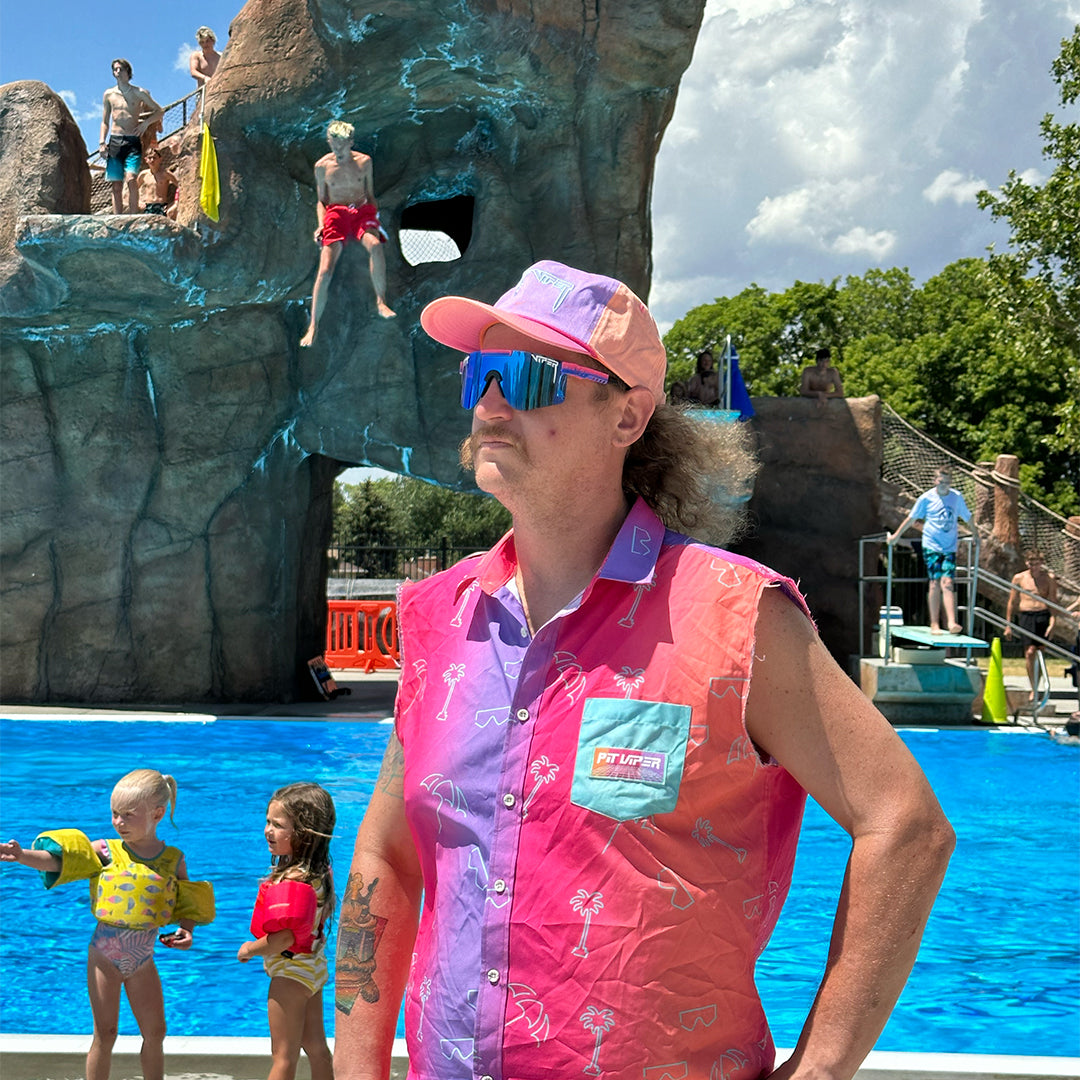 lifestyle - man at pool