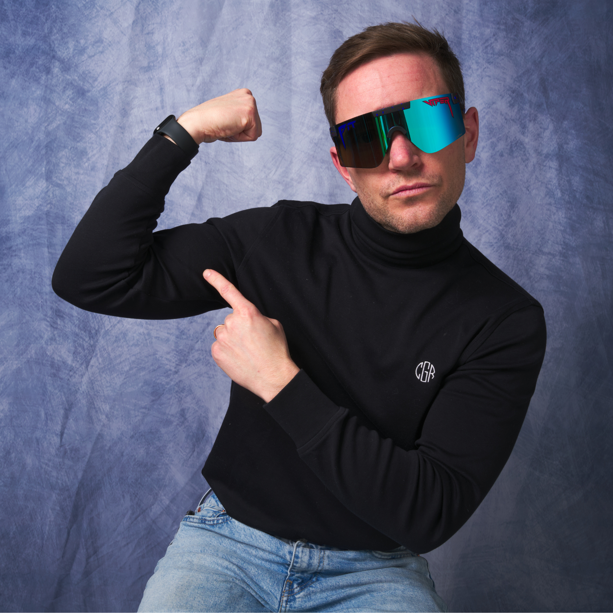 Regular / HDPV Polarized Blue | to_organize_image_files.JPG | The Peacekeeper Original 2.0, polarized sunglasses from Pit Viper