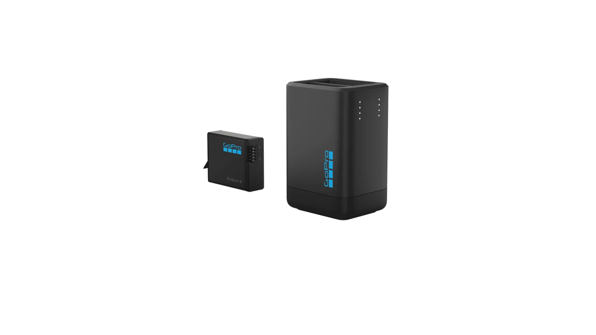 Dual Battery Charger (Enduro 2 Battery Included / For Mission 1 Series + HERO13 Black)