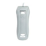 Front view of liquid force boat defender in light grey, includes rope to secure product and made of EVA injected foam.