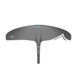 Top view of a black Carbon Horizon 1200 FuseLock Front Wing features with teal and white accents, against a black background.