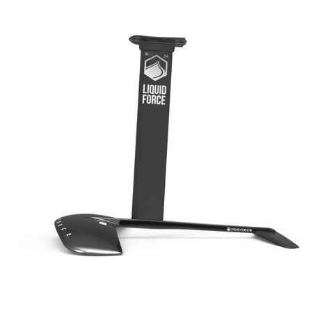 Side view of Liquid Force Launch 120 hydrofoil in black