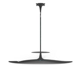 Front view of a complete carbon fiber foil kit showing the front wing, mast and tail wing.