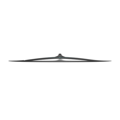 Front view of black Carbon Stratus 950 Front Wing against a white background.