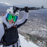 Blue-Green / Large | i_miss_skiing.JPG | The Miami Nights Backslap Ski & Snowboard Goggle from Pit Viper