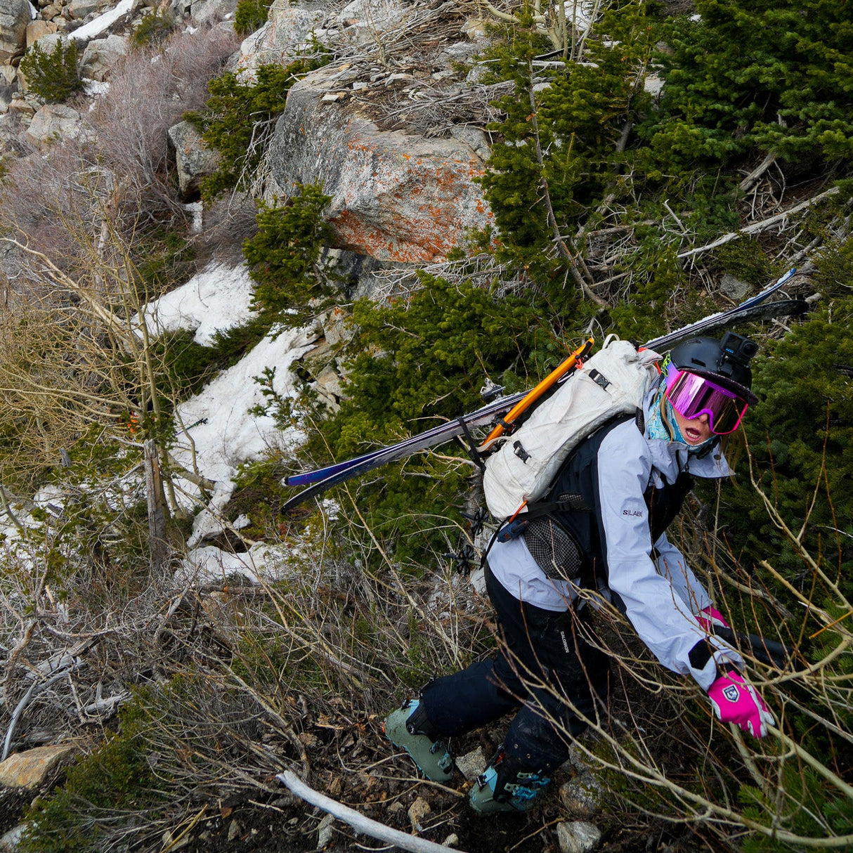 Pink / Small | ahhhhh.JPG | The 93 Combustion Backslap Ski & Snowboard Goggle from Pit Viper